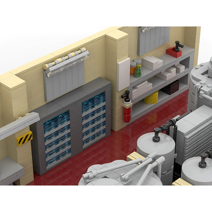 Industrial Chemical Superlab Diorama MOC Building Kit - 4