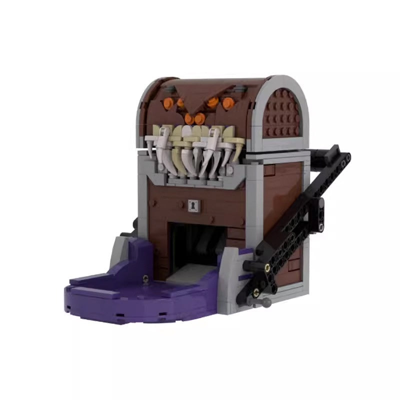 Interactive Mimic Dice Tower Building Kit | LEGO-Compatible MOC - 1
