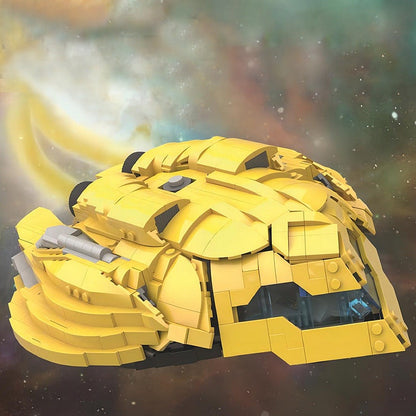 Intergalactic Bounty Hunter Gunship MOC Building Kit | Futuristic Spaceship - 3