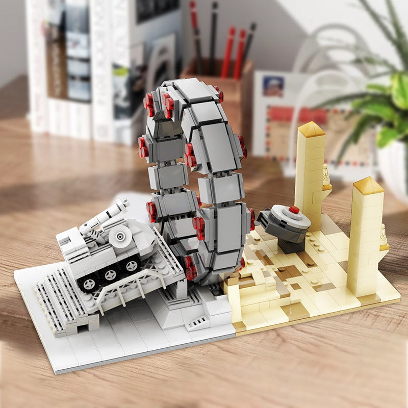 Interstellar Portal Command Base Building Kit | LEGO-Compatible MOC - 1