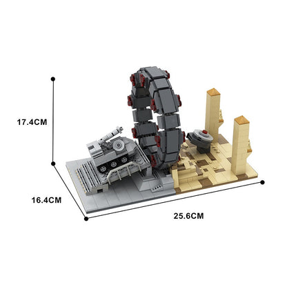 Interstellar Portal Command Base Building Kit | LEGO-Compatible MOC - 3