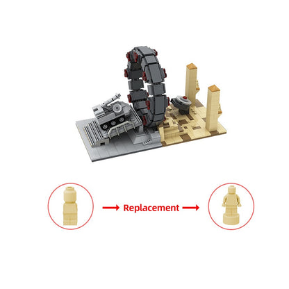 Interstellar Portal Command Base Building Kit | LEGO-Compatible MOC - 4