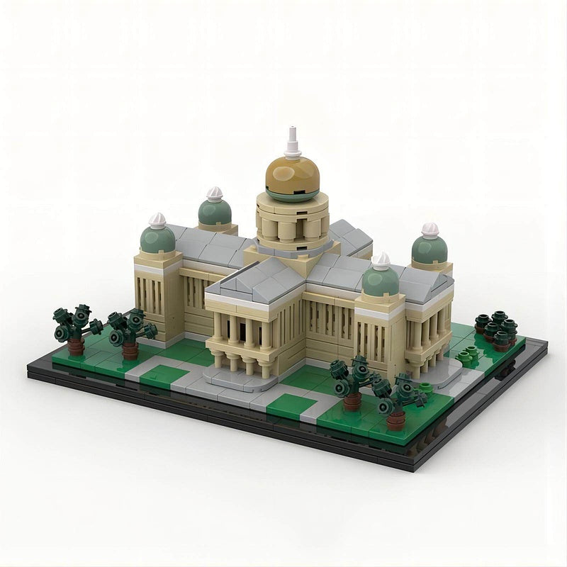 Iowa State Capitol MOC Building Kit | US Civic Landmark Architecture Model - 2