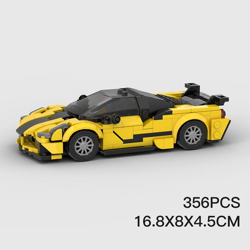 Italian 4XX Siracusa Aggressive Styling Custom Sports Car Building Kit | LEGO-Compatible MOC - 5