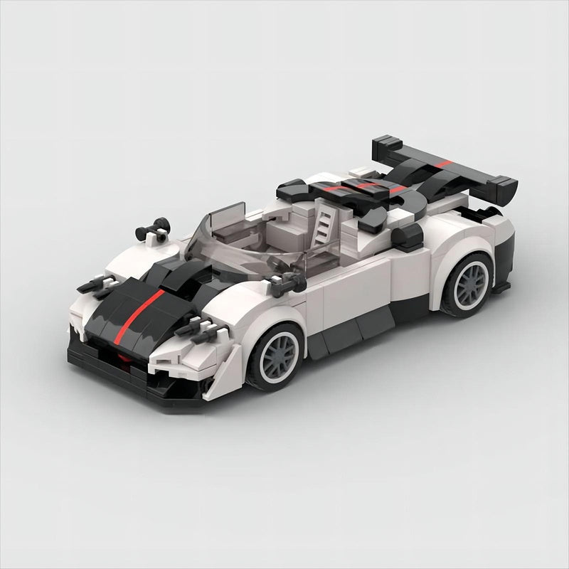 Italian C12 Hypercar Speed Racing Car Building Kit | 8-Wide LEGO-Compatible MOC - 2