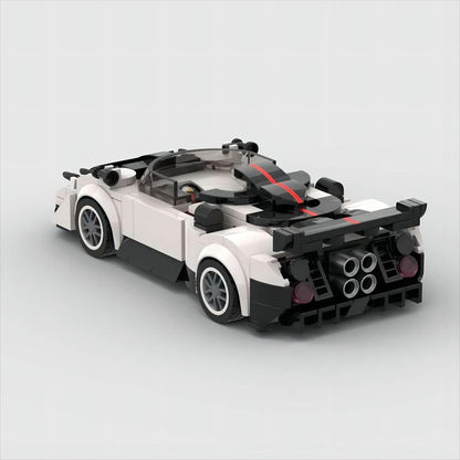 Italian C12 Hypercar Speed Racing Car Building Kit | 8-Wide LEGO-Compatible MOC - 3