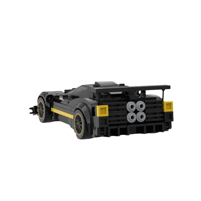 Italian Carbon Track Hypercar Building Kit | LEGO-Compatible MOC - 3