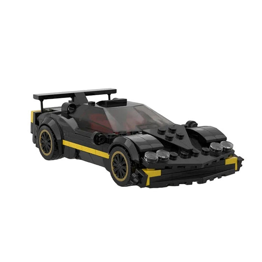 Italian Carbon Track Hypercar MOC Building Kit | Racing Sports Car Model - 1