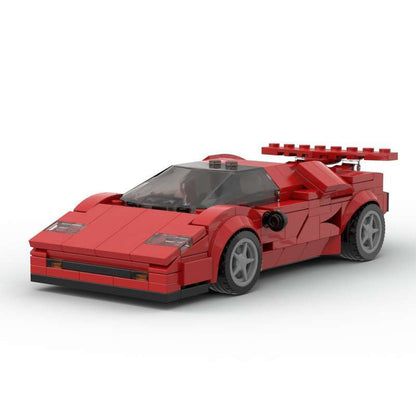 Italian Classic V12 Sports Car Building Kit | LEGO-Compatible MOC - 1