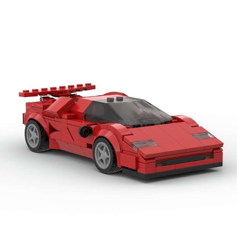 Italian Classic V12 Sports Car Building Kit | LEGO-Compatible MOC - 2