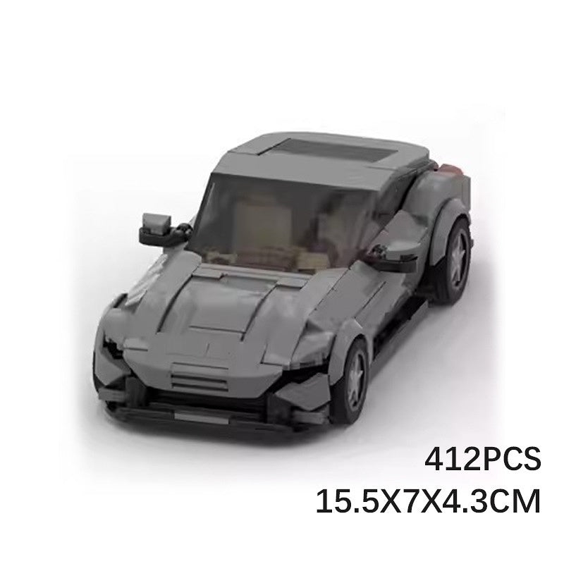 Italian GT Coupe V8 Sports Car Building Kit | 8-Stud LEGO-Compatible MOC - 2