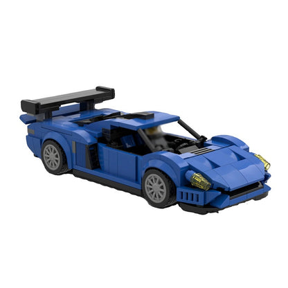 Italian GT Track Hypercar Building Kit | 8-Stud Wide LEGO-Compatible MOC - 2