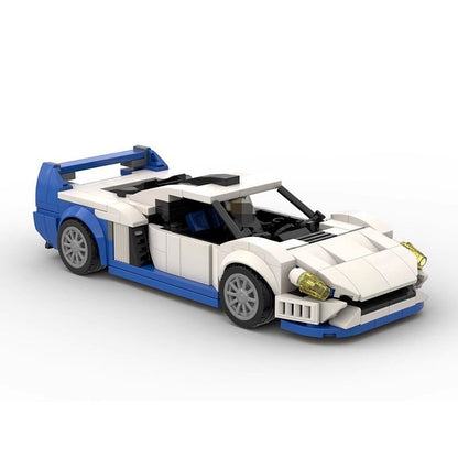 Italian GT Track Hypercar MOC Building Kit | 8-Wide Supercar Model - 1
