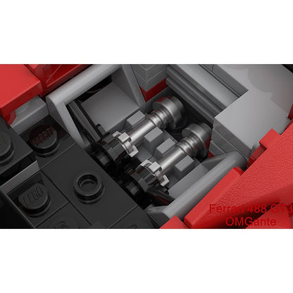 Italian GT3 Endurance Race Car Building Kit | LEGO-Compatible MOC - 2