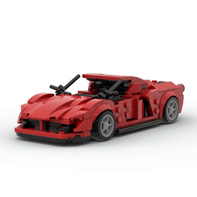 Italian Hybrid Hypercar Building Kit | 8-Stud LEGO-Compatible MOC - 4