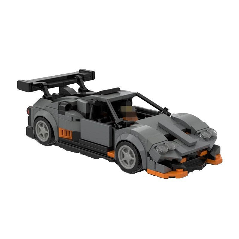 Italian Hypercar with Gullwing Doors Building Kit | 8-Wide LEGO-Compatible MOC - 2