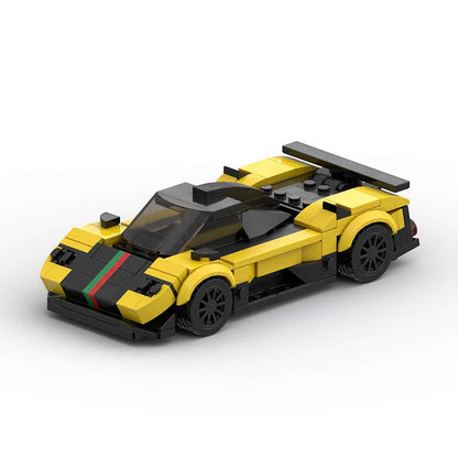 Italian Limited Edition V12 Hypercar Building Kit | LEGO-Compatible MOC - 1