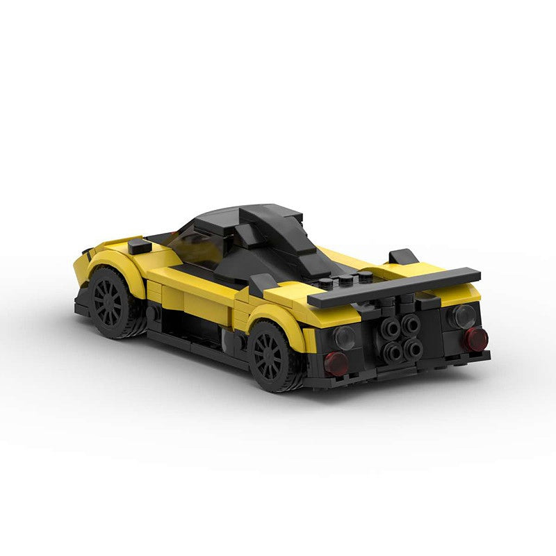 Italian Limited Edition V12 Hypercar Building Kit | LEGO-Compatible MOC - 4