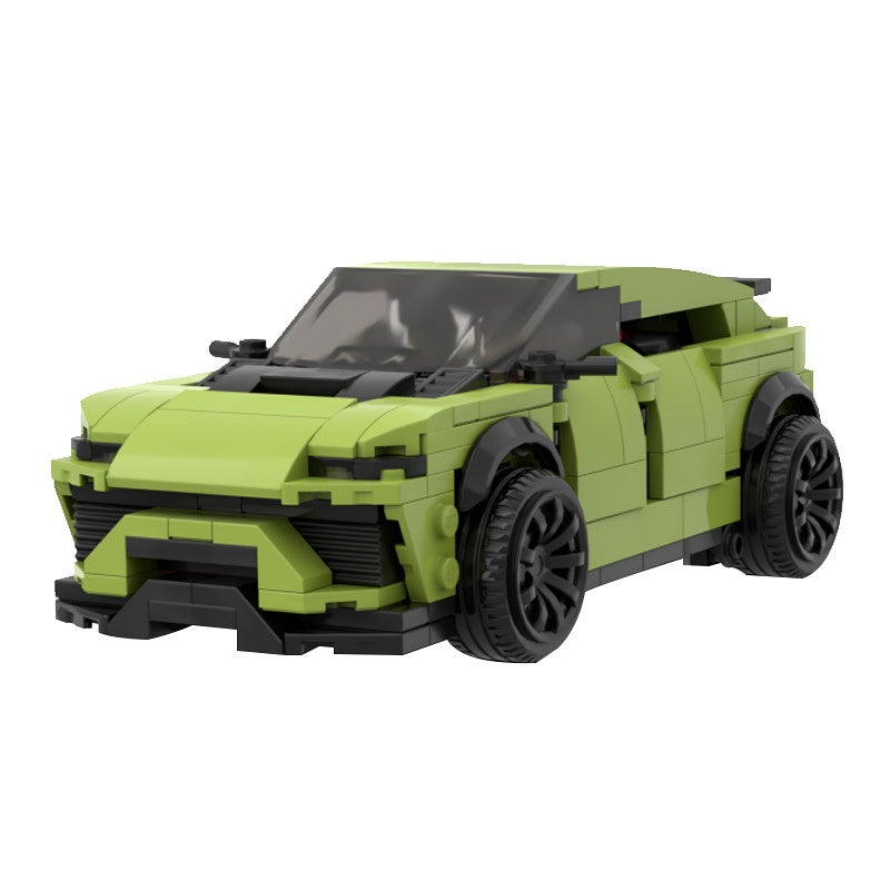 Italian Luxury SUV and Supercar Trailer Building Kit | LEGO-Compatible MOC - 2