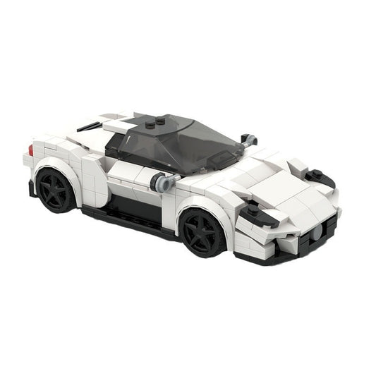 Italian MC-Style Mid-Engine Hypercar Building Kit | 8-Wide LEGO-Compatible MOC - 5