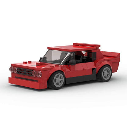 Italian Rally 131 Retro Racer MOC Building Kit | Classic Racing Car Model - 1