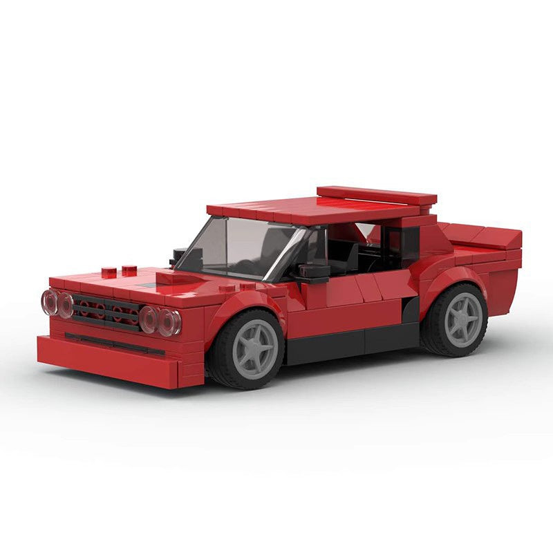 Italian Rally Car 131 Retro Racer Building Kit | LEGO-Compatible MOC - 1