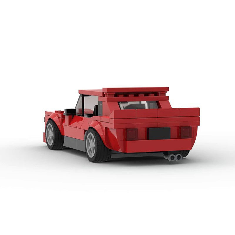 Italian Rally Car 131 Retro Racer Building Kit | LEGO-Compatible MOC - 2