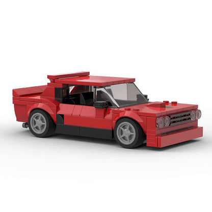 Italian Rally Car 131 Retro Racer Building Kit | LEGO-Compatible MOC - 4