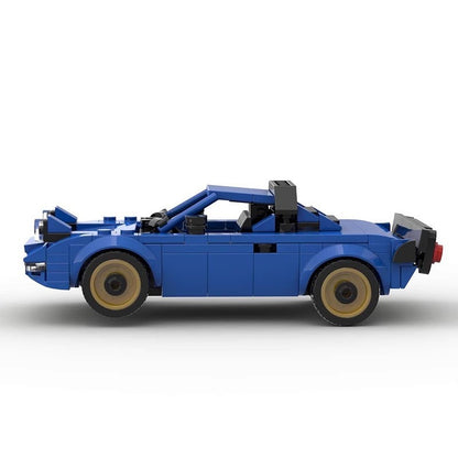 Italian Retro Wedge Rally Car Building Kit | LEGO-Compatible MOC - 2
