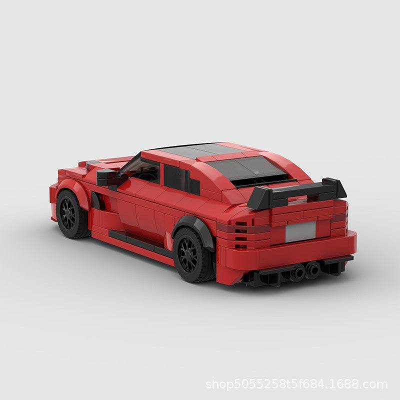 Italian Sports Sedan Building Kit | 8-Stud LEGO-Compatible MOC - 2