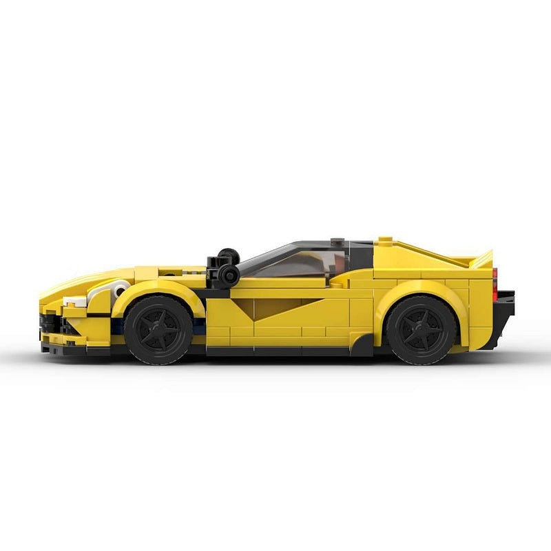 Italian Turbo Sports Coupe MOC Building Kit | Front-Engine Vehicle Model - 3