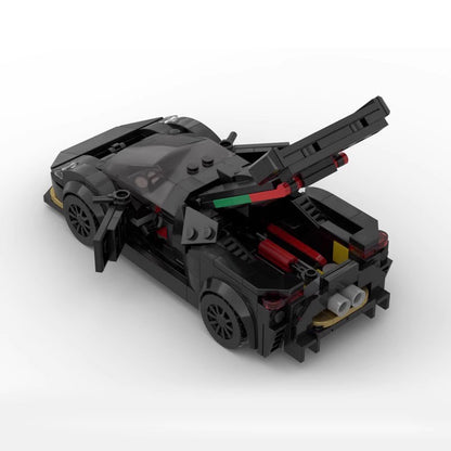 Italian V10 Super Trofeo Track Supercar Building Kit | Compatible MOC - 2