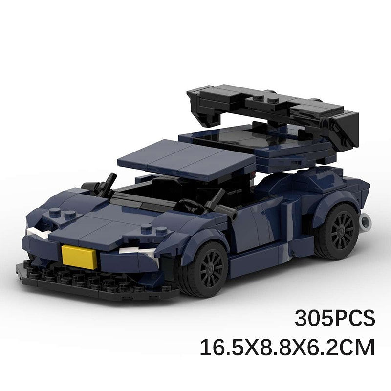 Italian V10 Widebody Supercar Building Kit | LEGO-Compatible MOC - 6