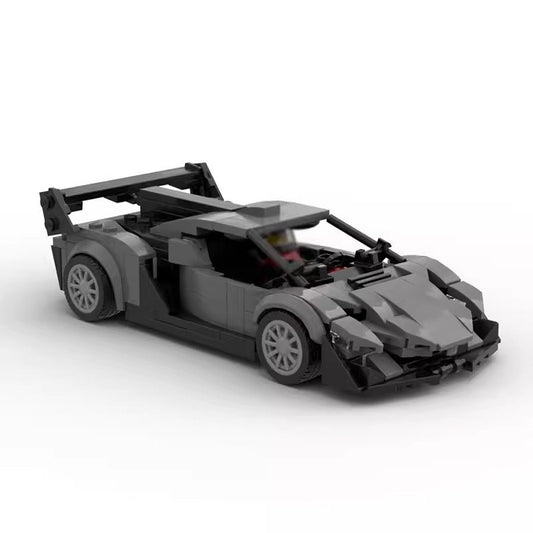 Italian V12 Arrowhead Hypercar Building Kit | 8-WideLEGO-Compatible MOC - 1