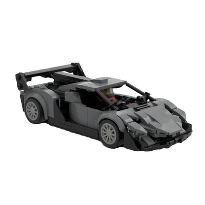 Italian V12 Arrowhead Hypercar Building Kit | 8-WideLEGO-Compatible MOC - 3
