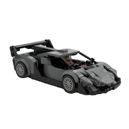 Italian V12 Arrowhead Hypercar MOC Building Kit | 8-Wide Vehicle Model - 2
