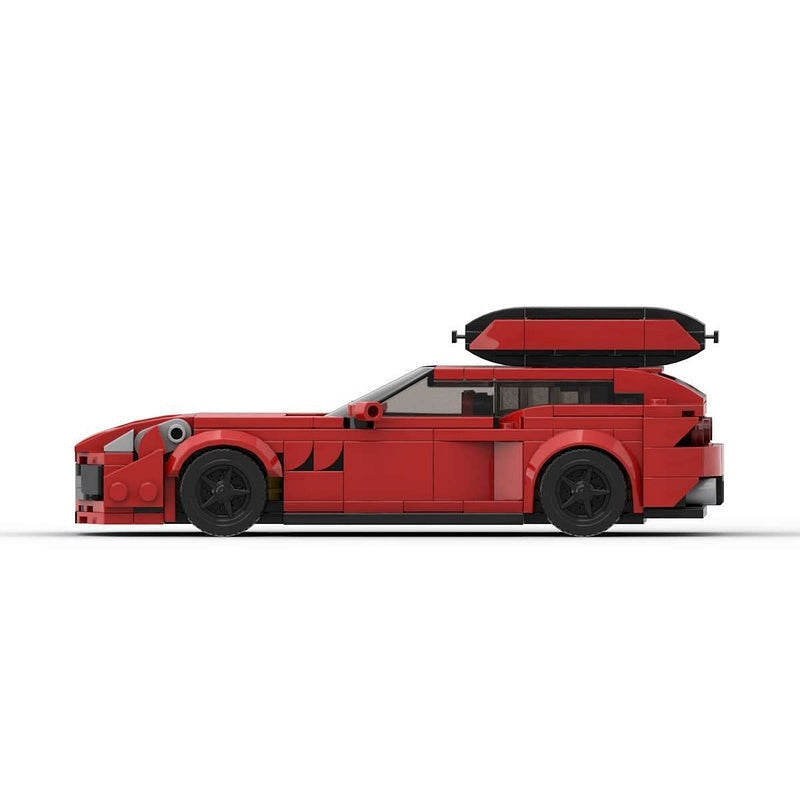 Italian V12 GT Sports Car MOC Building Kit | Luxury Vehicle Model - 2