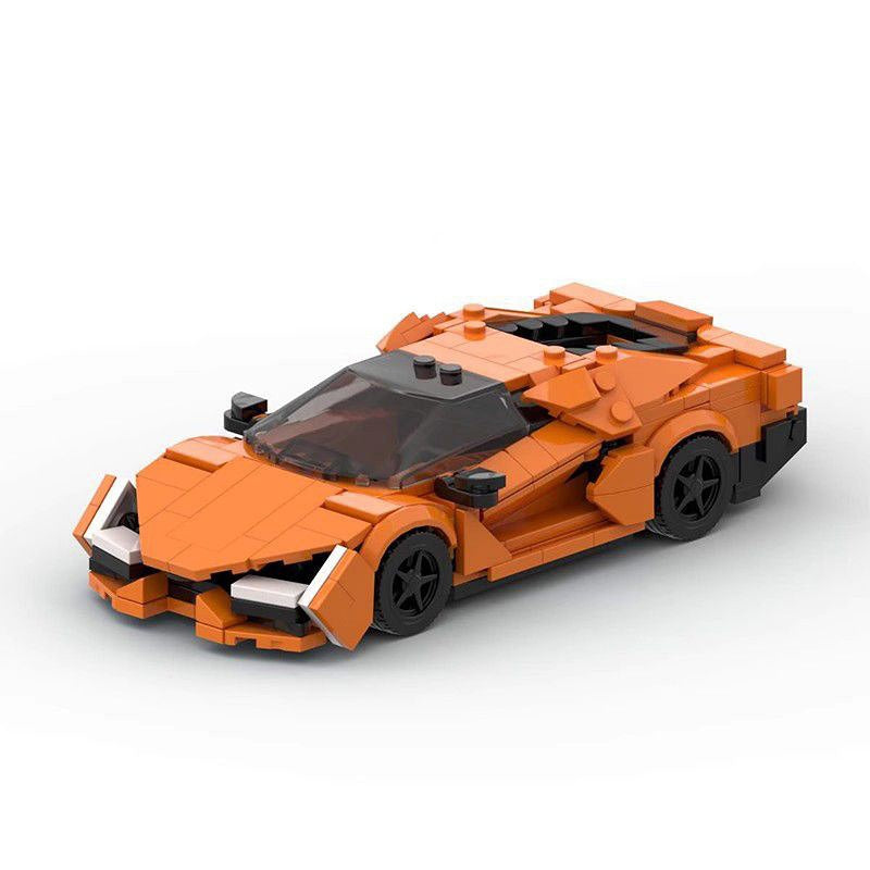 Italian V12 Hybrid Double Clutch Supercar Building Kit | LEGO-Compatible MOC - 1