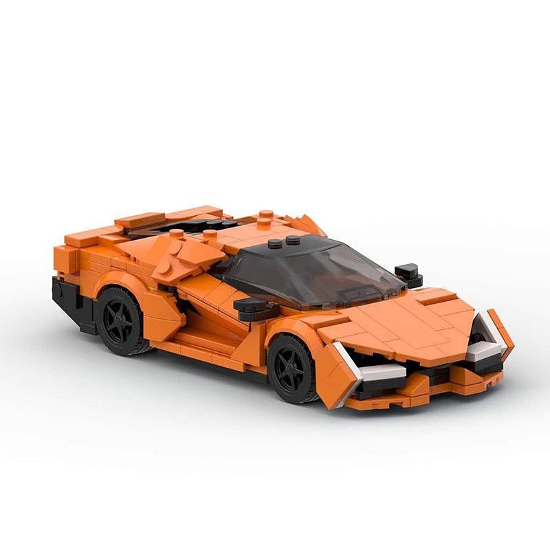 Italian V12 Hybrid Supercar MOC Building Kit | Dual Clutch Vehicle Model - 3
