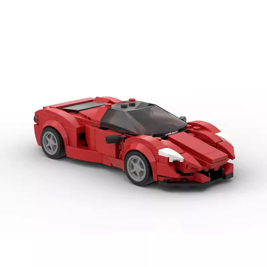 Italian V12 Hypercar Building Kit | LEGO-Compatible MOC - 1