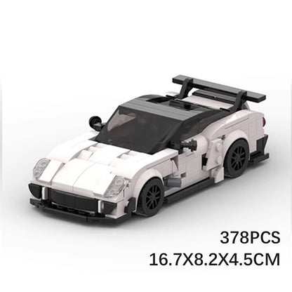 Italian V12 Track Evolution Racing Car Building Kit | LEGO-Compatible MOC - 6