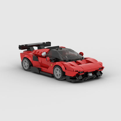 Italian V12 Track Hypercar Building Kit | LEGO-Compatible MOC - 1