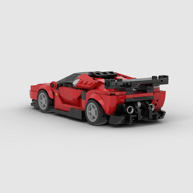 Italian V12 Track Hypercar MOC Building Kit | Supercar Vehicle Model - 4