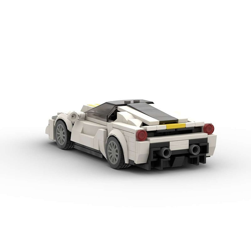 Italian V8 Performance Sports Car MOC Building Kit | Racing Vehicle Model - 8