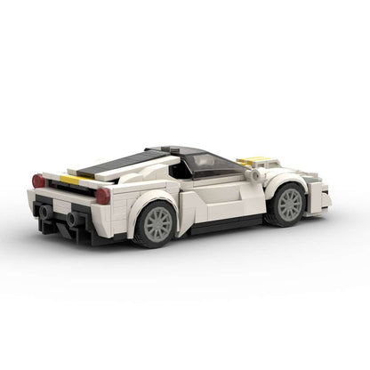 Italian V8 Performance Sports Racing Car Building Kit | LEGO-Compatible MOC - 2