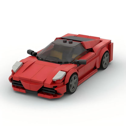 Italian V8 Track Supercar Building Kit | Compatible MOC - 5