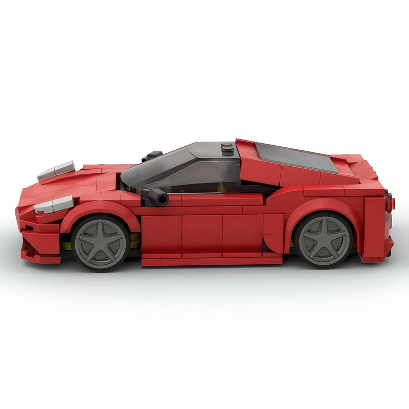 Italian V8 Track Supercar Building Kit | LEGO-Compatible MOC - 3