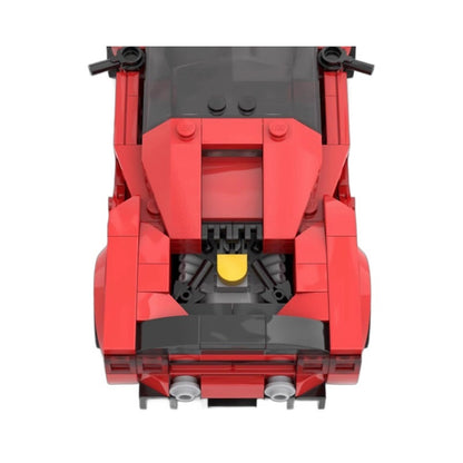 Italian V8 Tri-Motor PHEV Hybrid Hypercar Building Kit | LEGO-Compatible MOC - 5