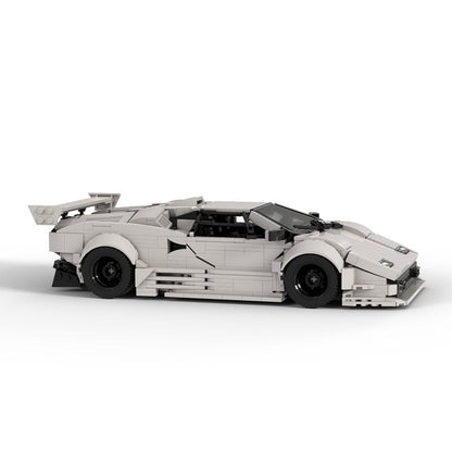 Italian Wide Body Supercar MOC Building Kit | Custom Sports Car Model - 4