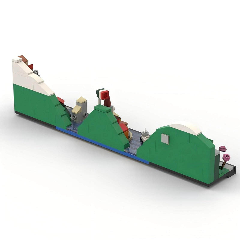 Italy Lake Como Skyline Building Kit | LEGO-Compatible MOC - 3